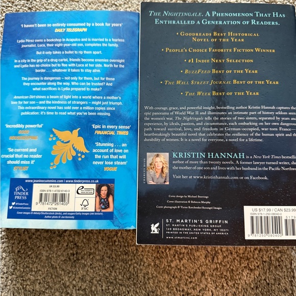 American Dirt and The Nightingale Books - Picture 2 of 5